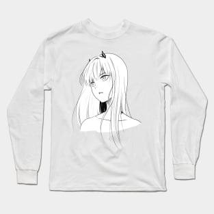 ZERO TWO Manga, darling in the franx manga Long Sleeve T-Shirt